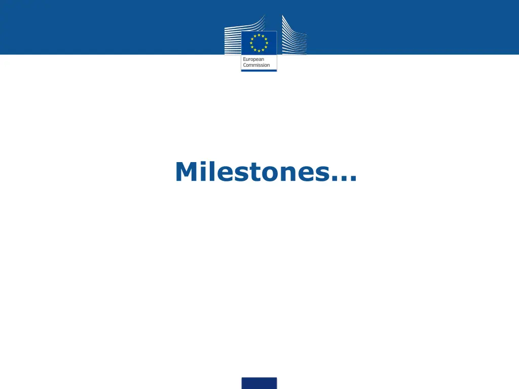 milestones