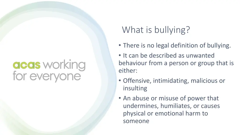 what is bullying