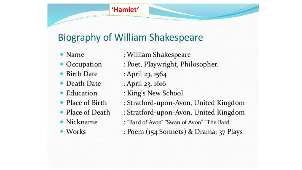 hamlet