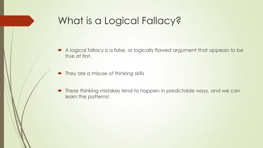 what is a logical fallacy