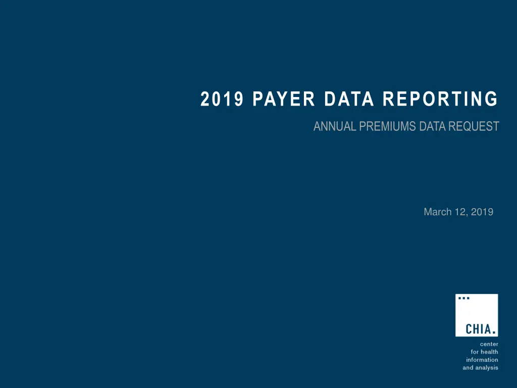 2019 payer data reporting 1