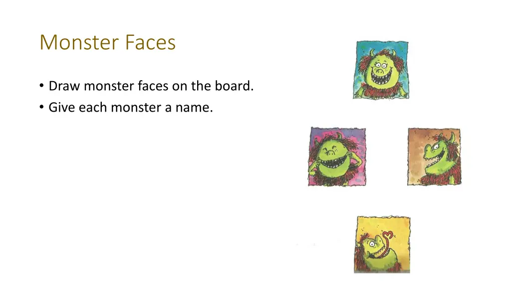 monster faces