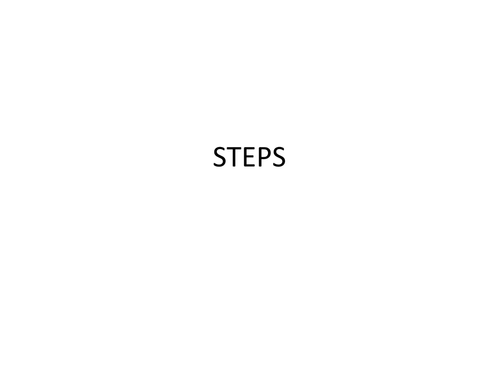 steps
