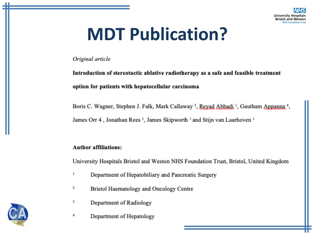 mdt publication