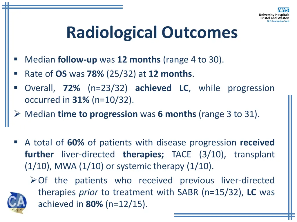 radiological outcomes