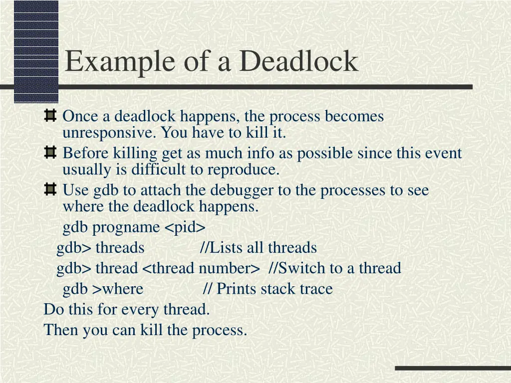 example of a deadlock 2