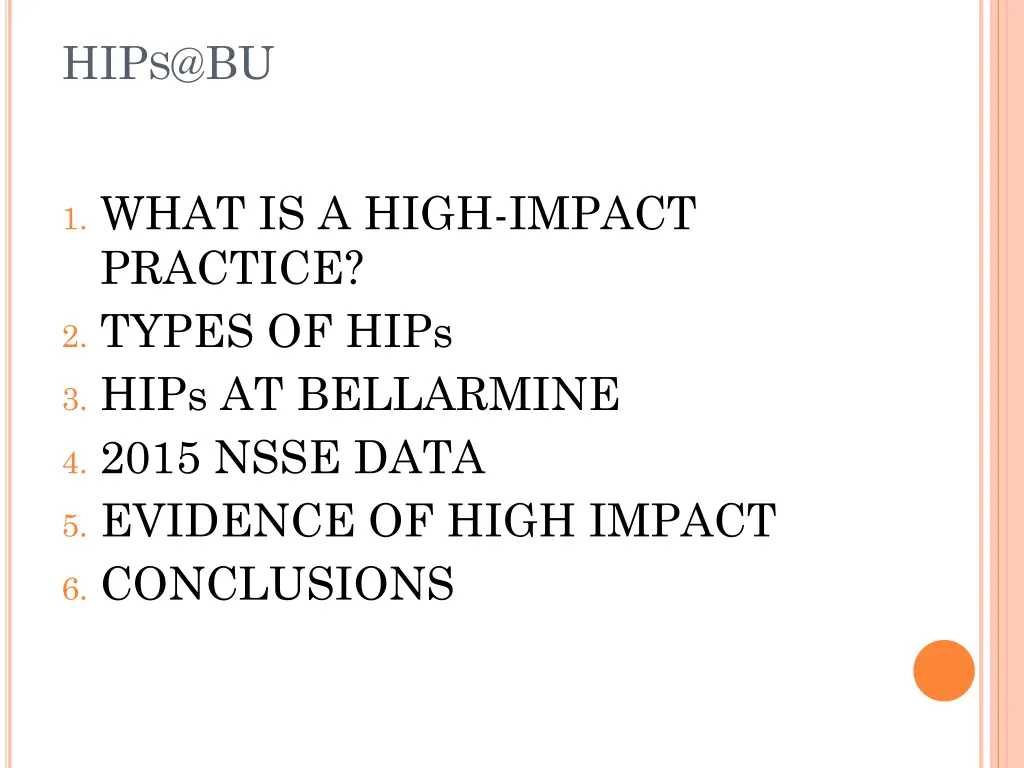 hip s @bu