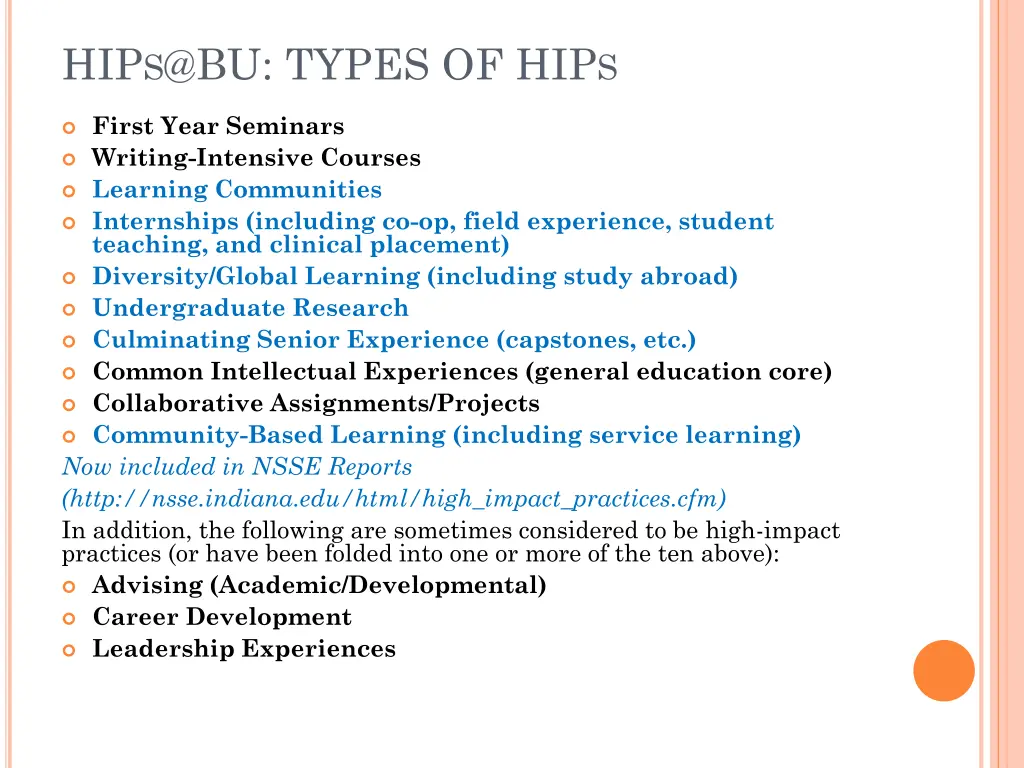 hip s @bu types of hip s