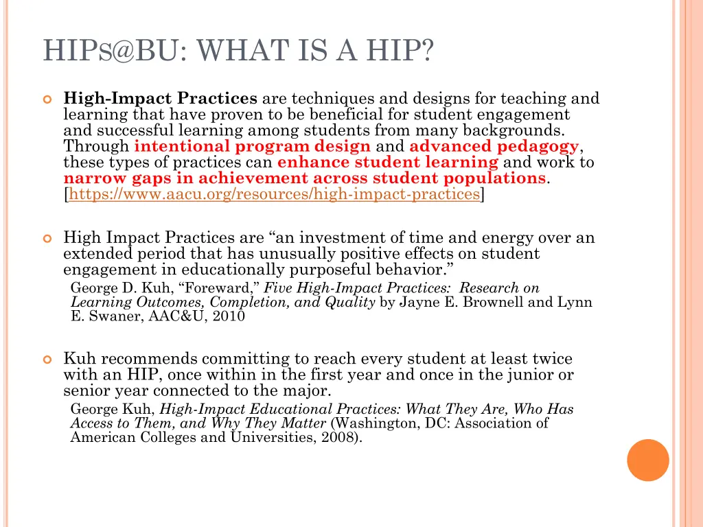 hip s @bu what is a hip