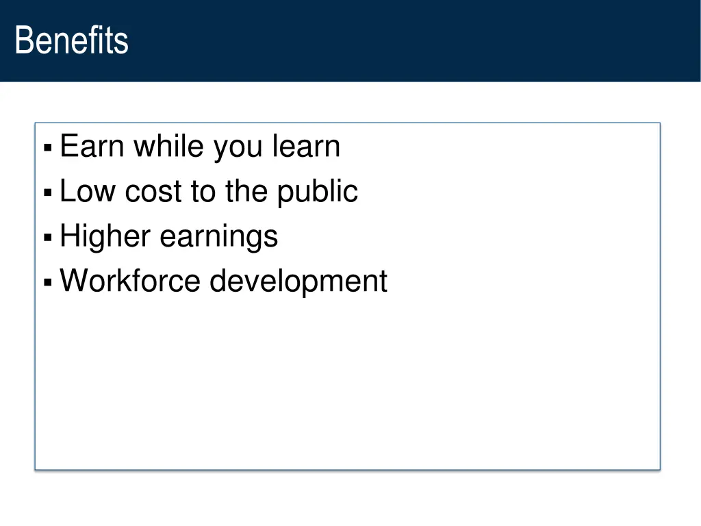benefits