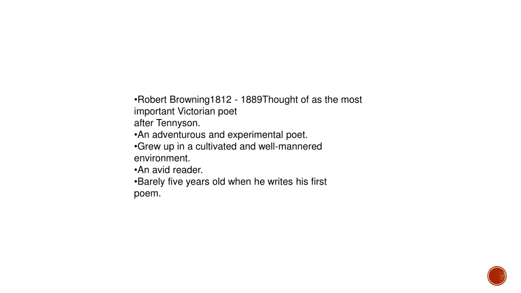 robert browning1812 1889thought of as the most