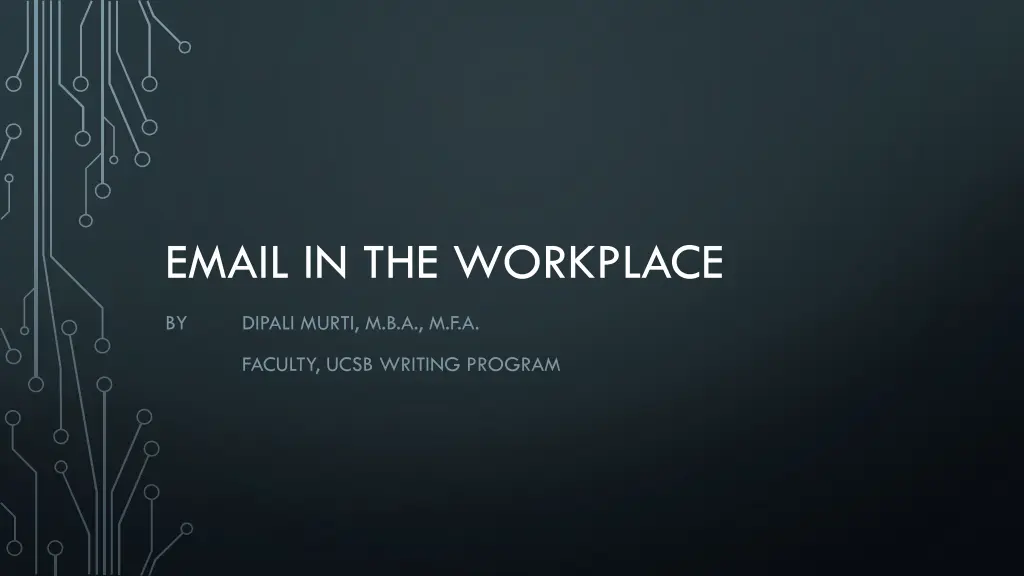 email in the workplace