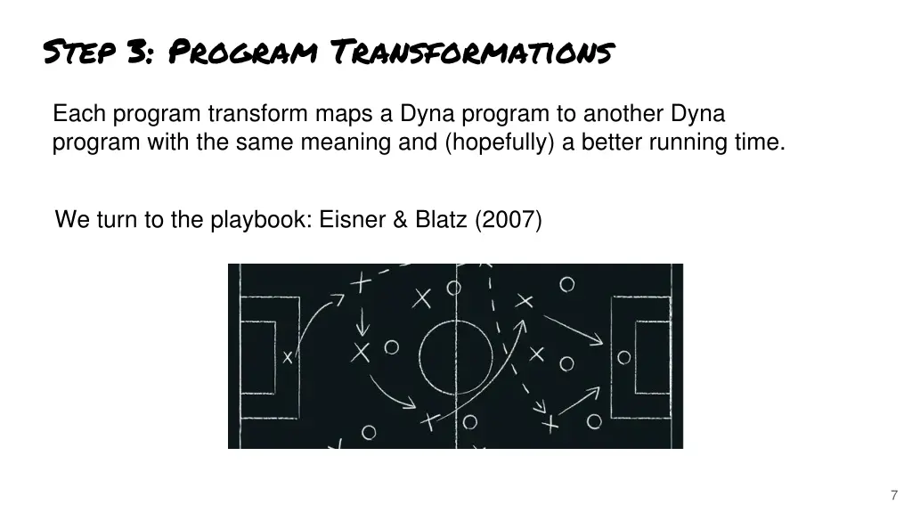 step 3 program transformations