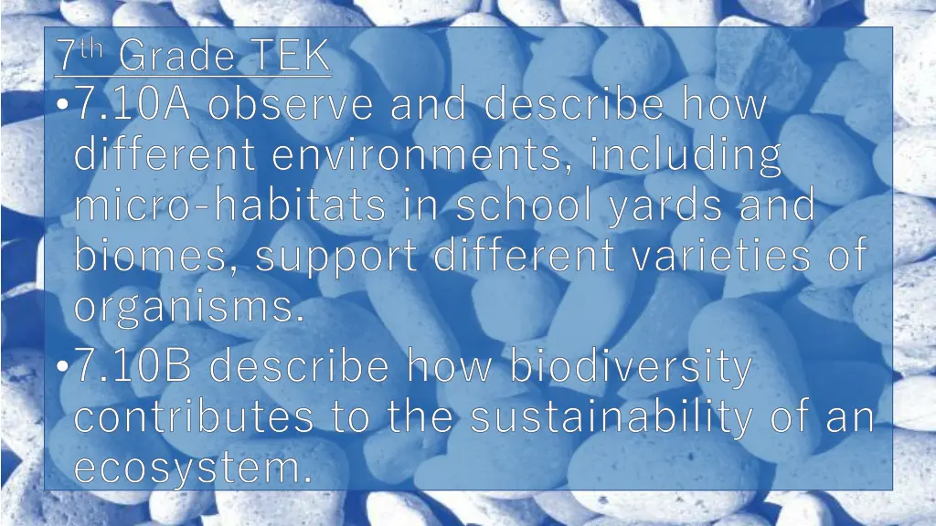 7 th grade tek 7 10a observe and describe
