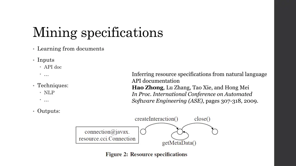 mining specifications 1