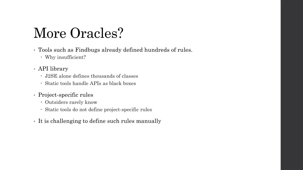 more oracles