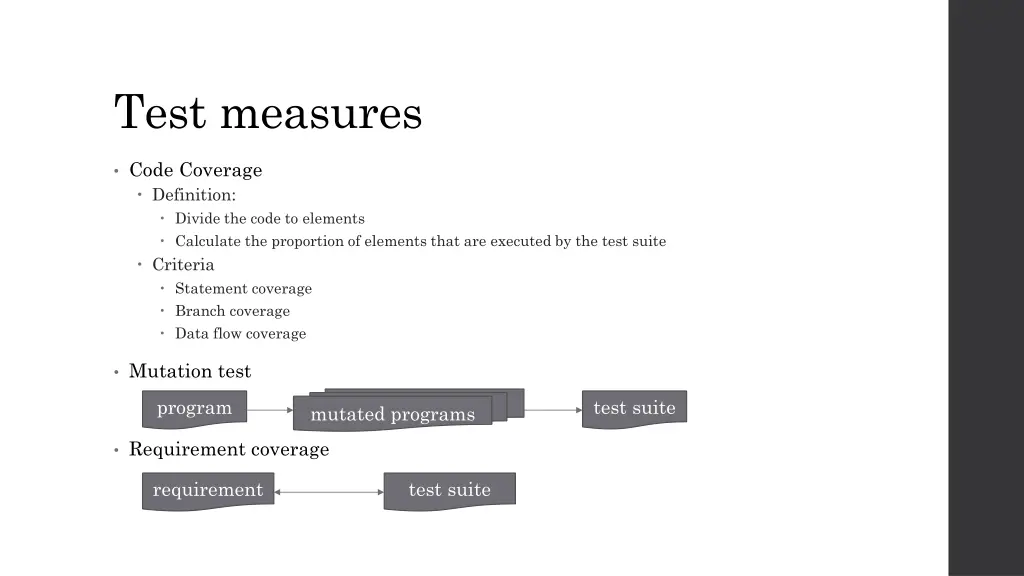 test measures