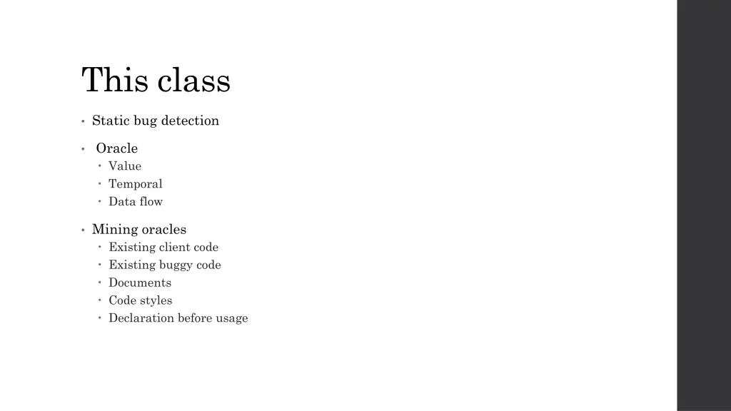 this class