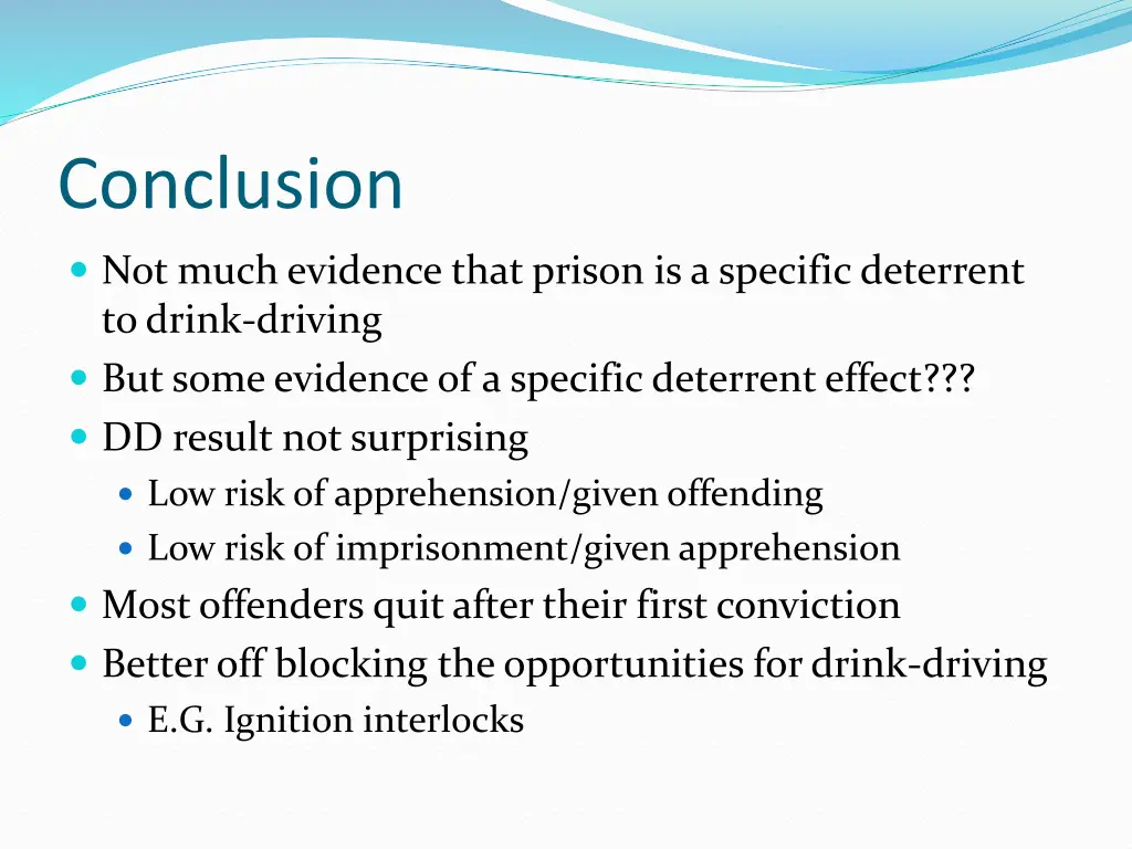 conclusion
