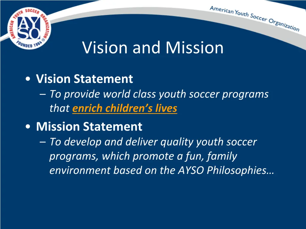 vision and mission