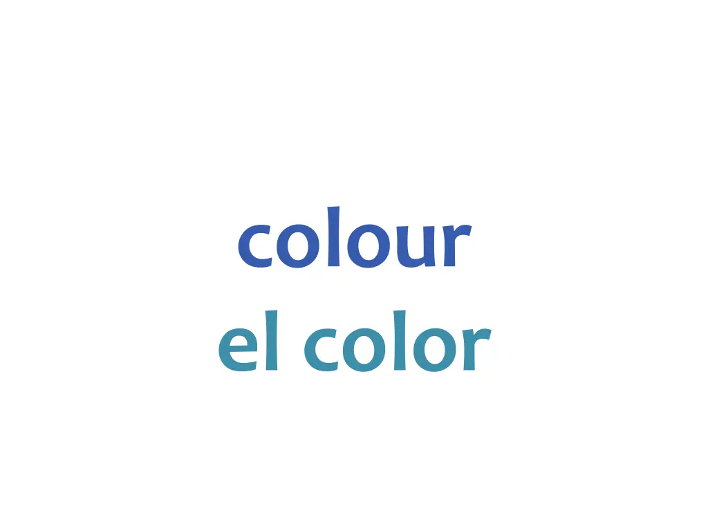 colour el color