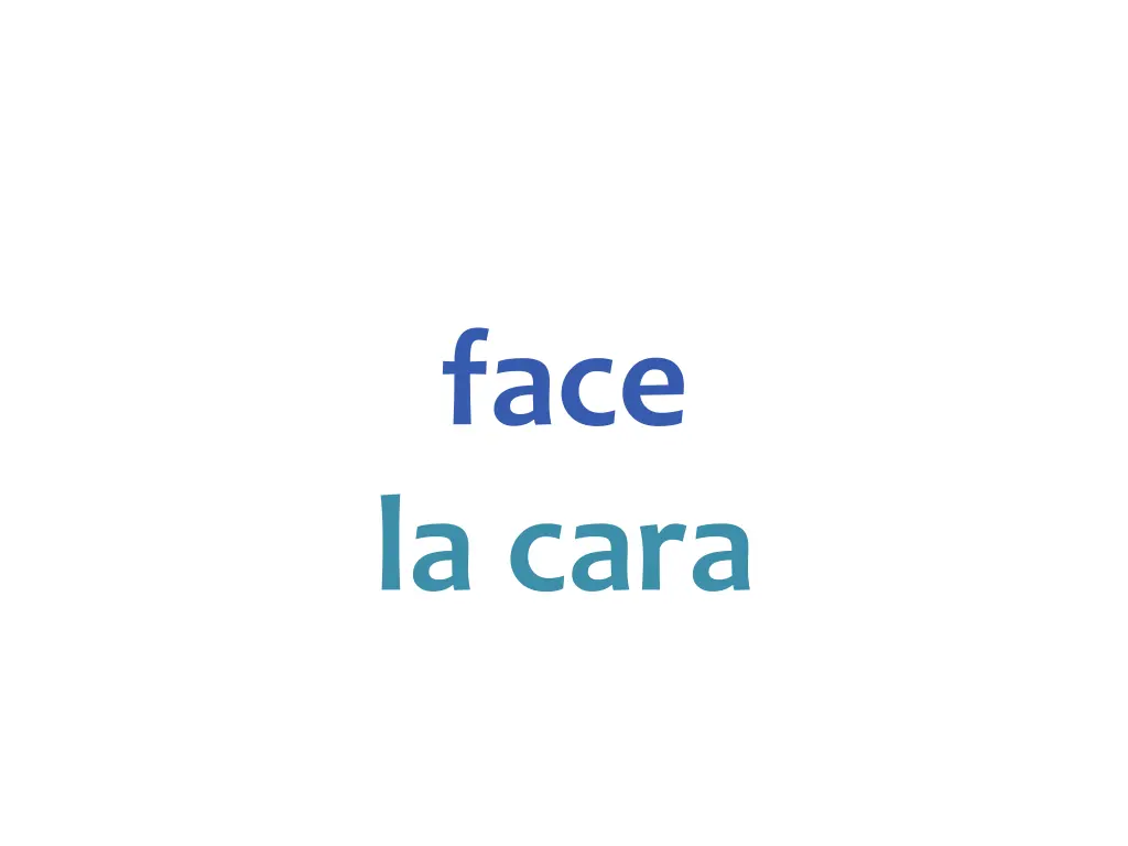 face la cara