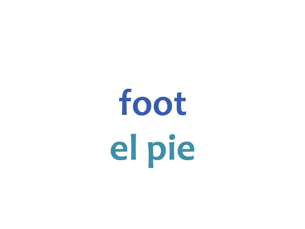 foot el pie
