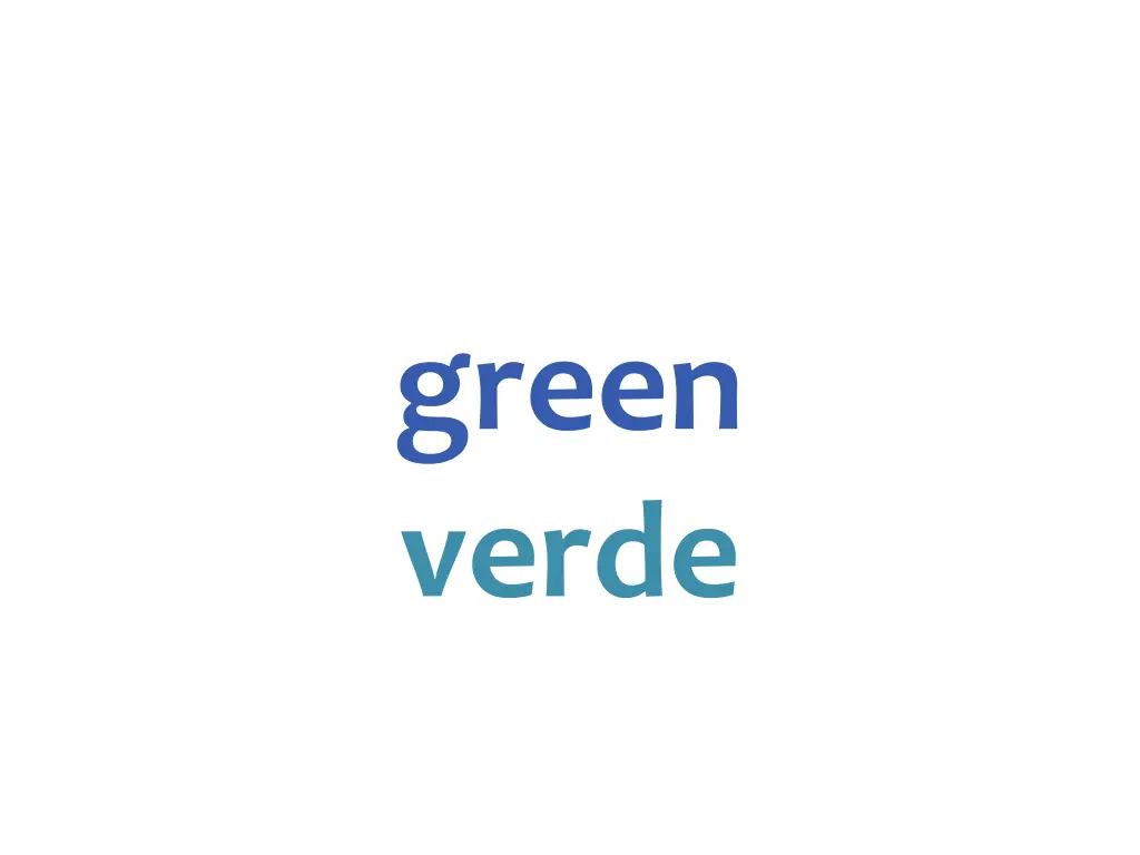 green verde