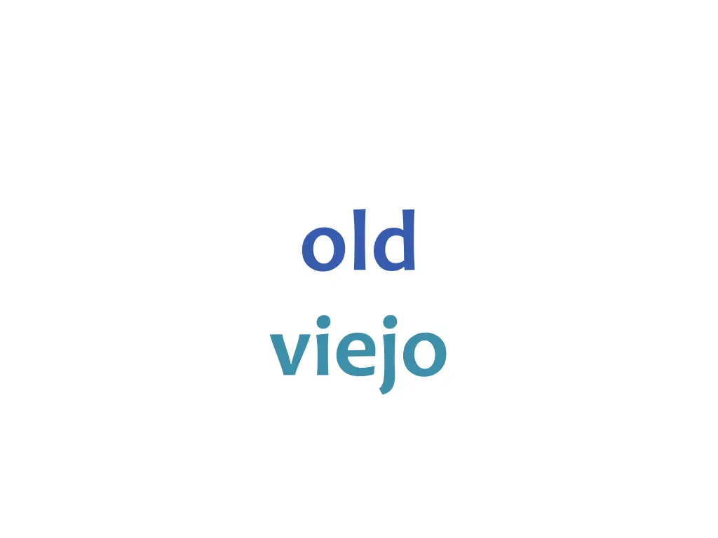 old viejo