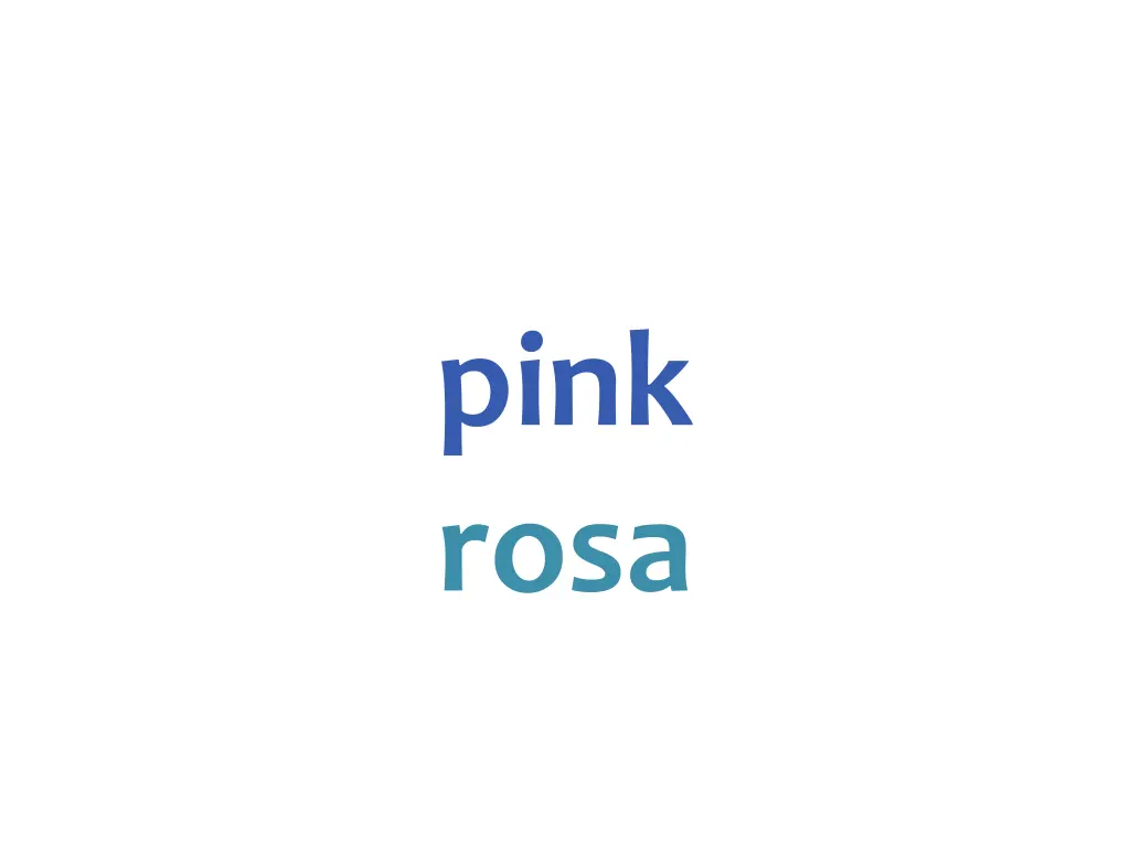 pink rosa