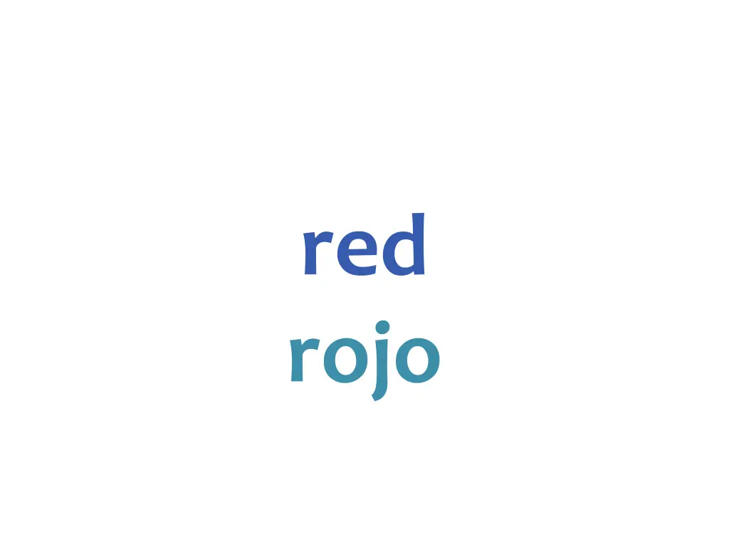 red rojo