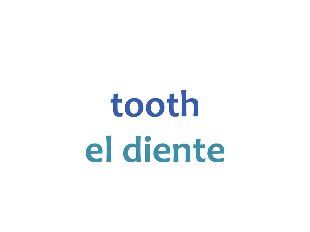 tooth el diente