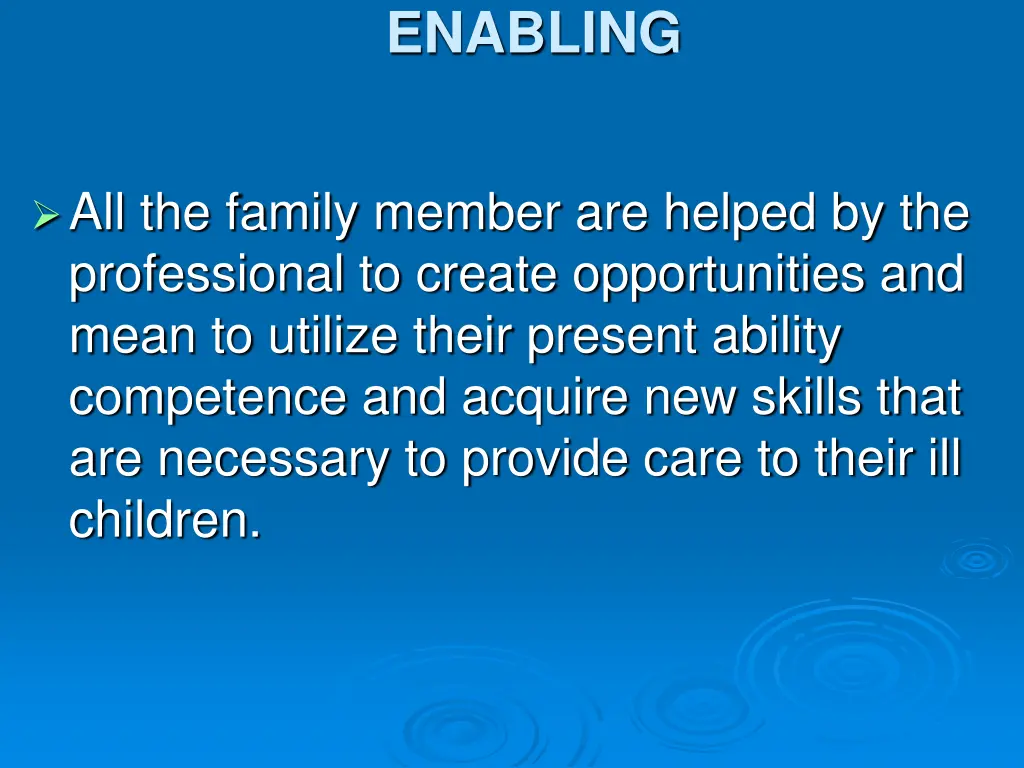 enabling