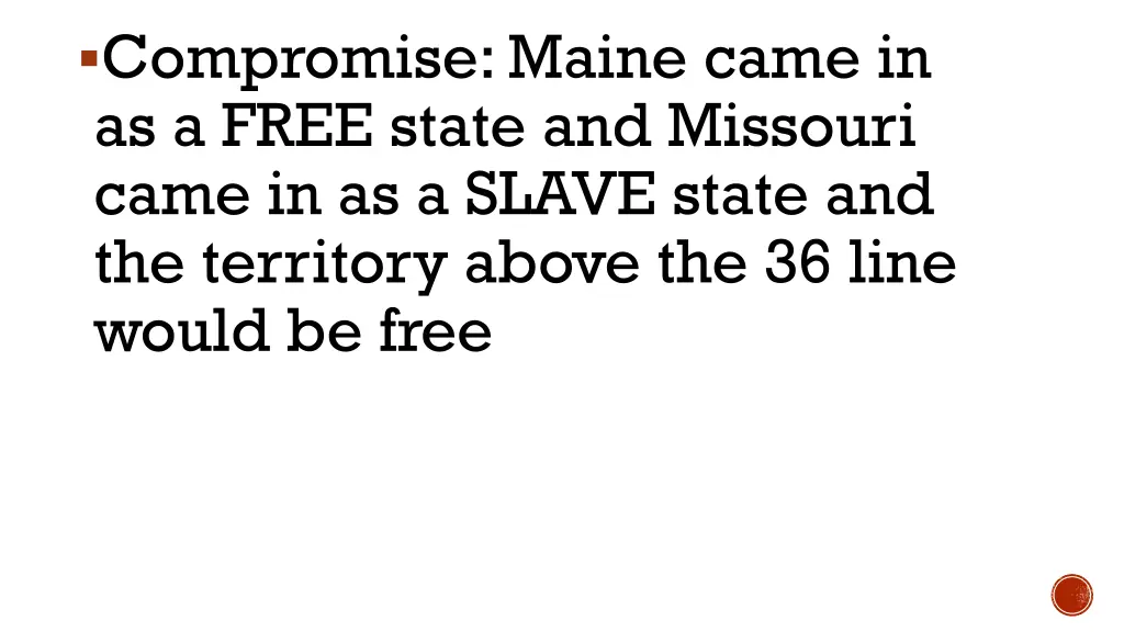 compromise maine came in as a free state