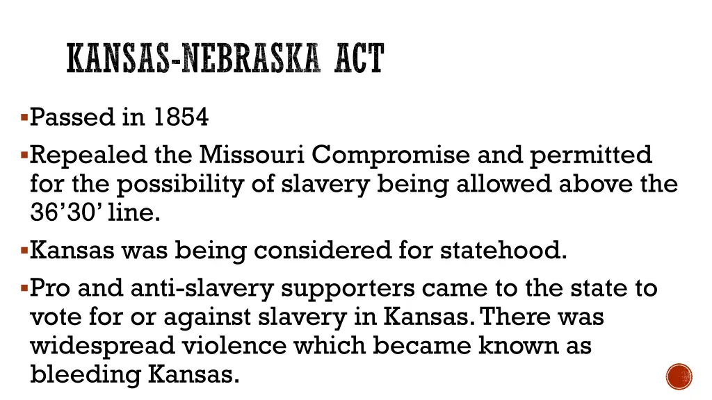 kansas nebraska act