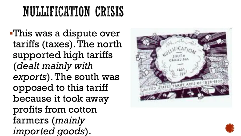 nullification crisis
