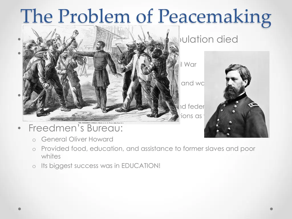 the problem of peacemaking 20 of the adult white