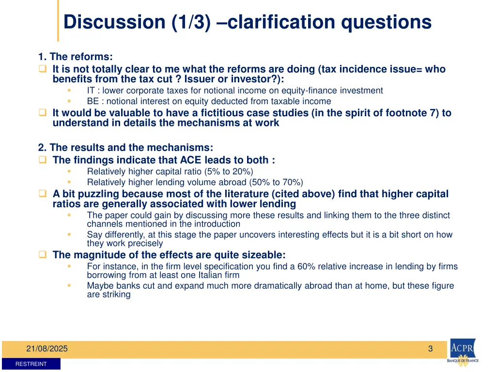 discussion 1 3 clarification questions