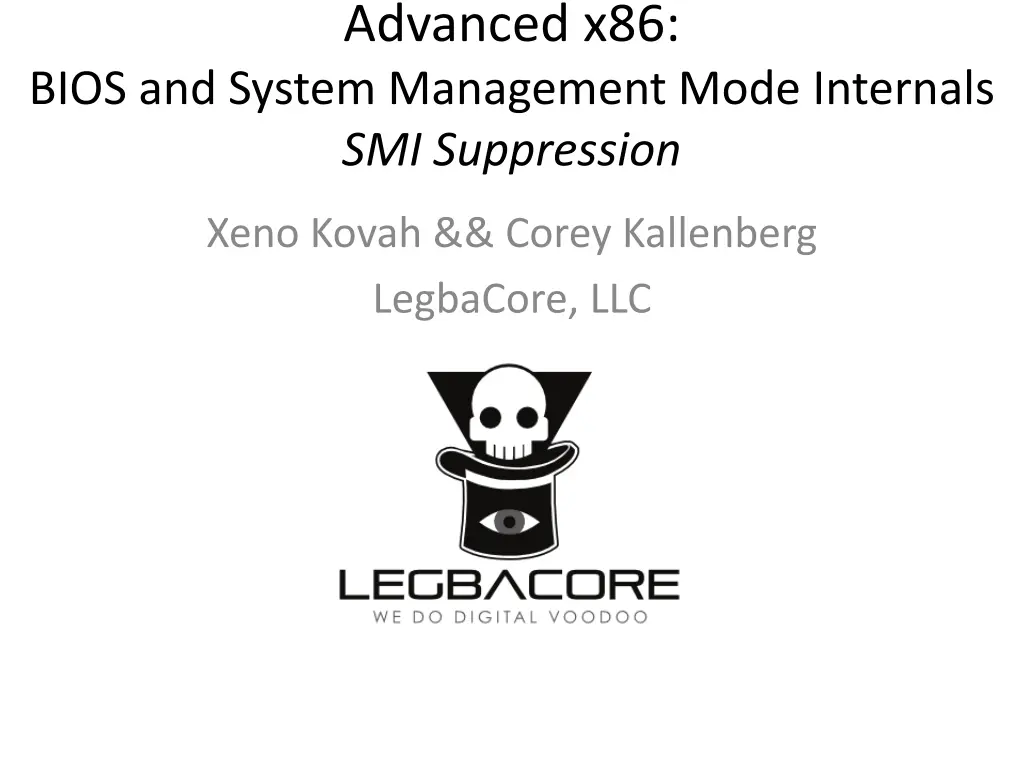 advanced x86