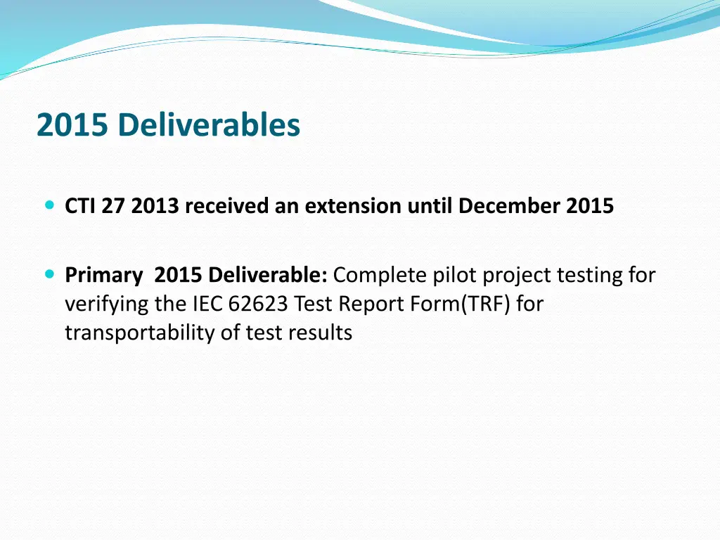 2015 deliverables 1