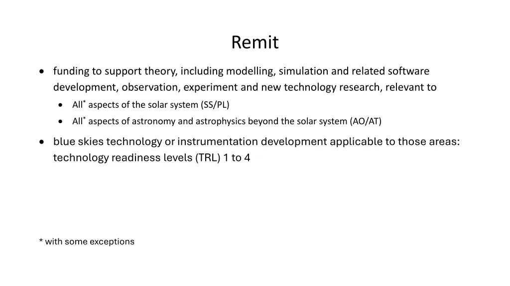 remit