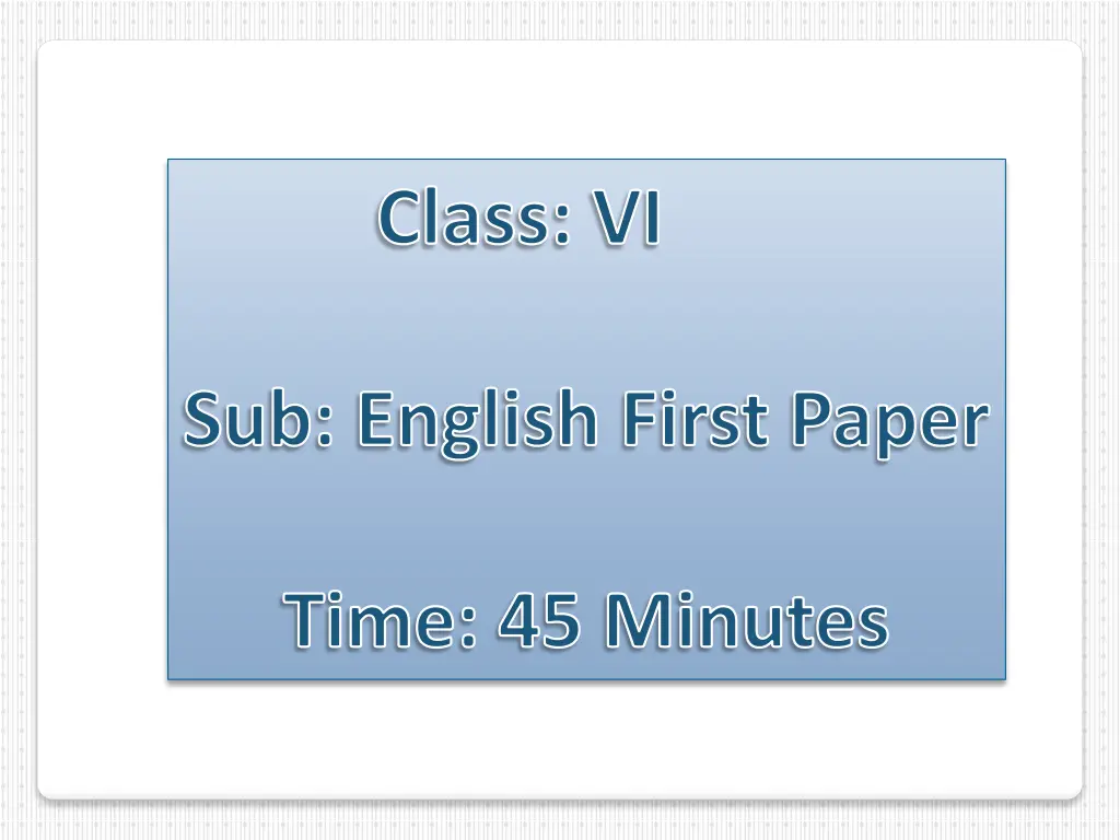 class vi