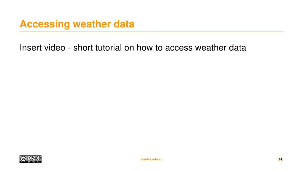 accessing weather data