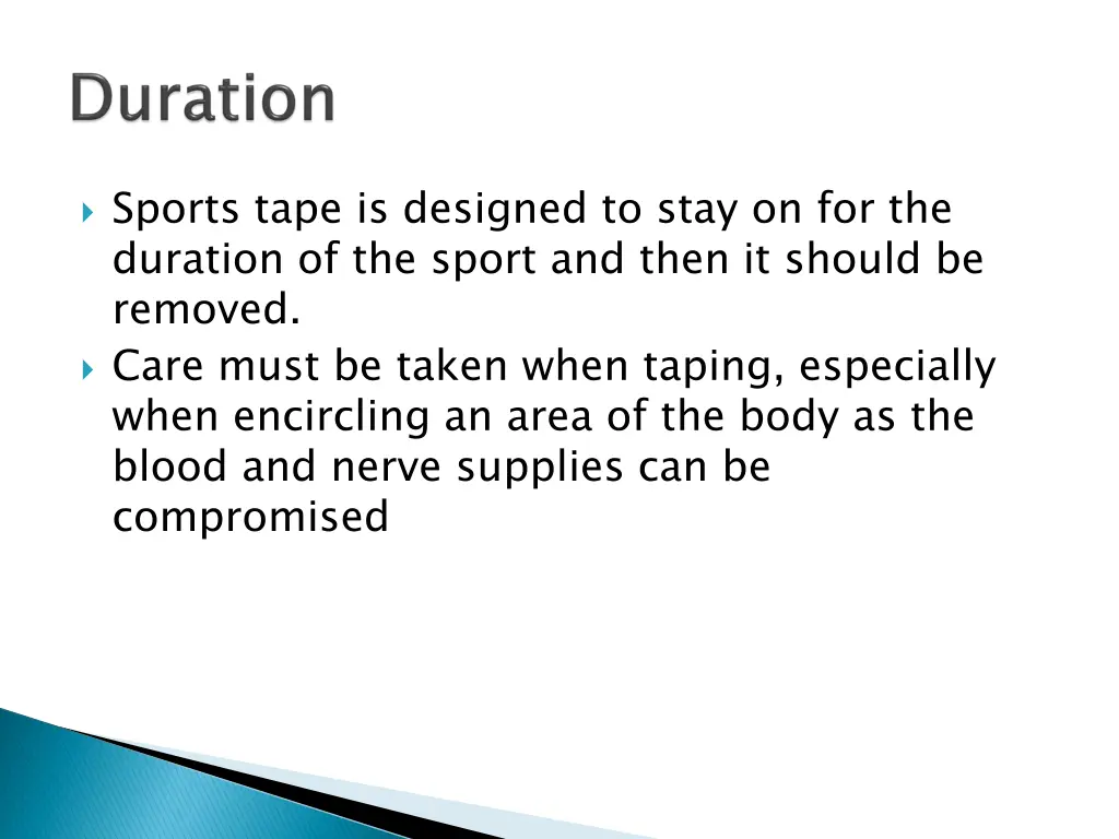 sports tape is designed to stay