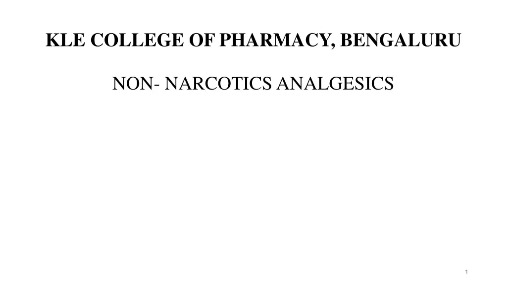 kle college of pharmacy bengaluru