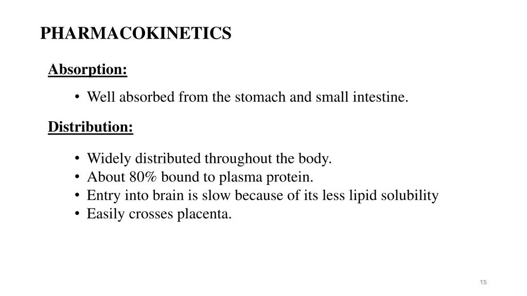 pharmacokinetics