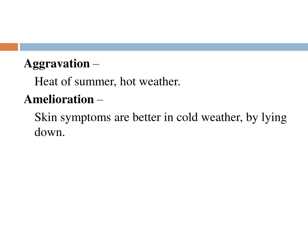 aggravation heat of summer hot weather