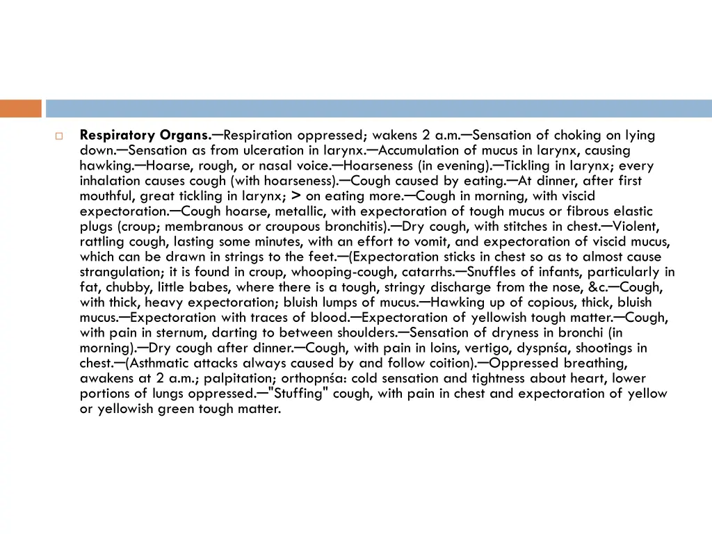 respiratory organs respiration oppressed wakens