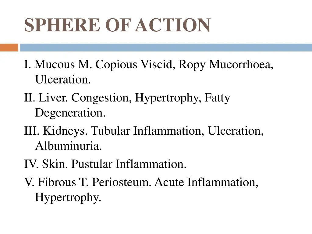 sphere of action
