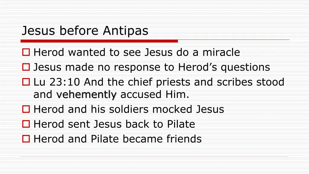 jesus before antipas